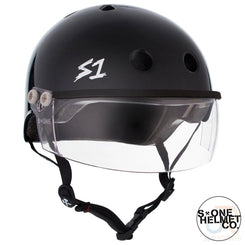 S1 Lifer Helmets inc Visor - Black Gloss