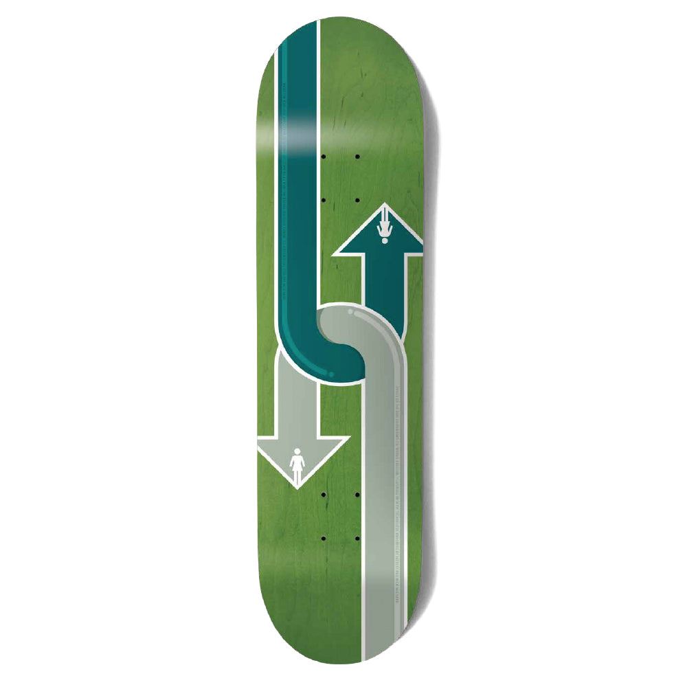 Girl Dual Directional Griffin Gass 8" Twin Skateboard Deck - 8.0"
