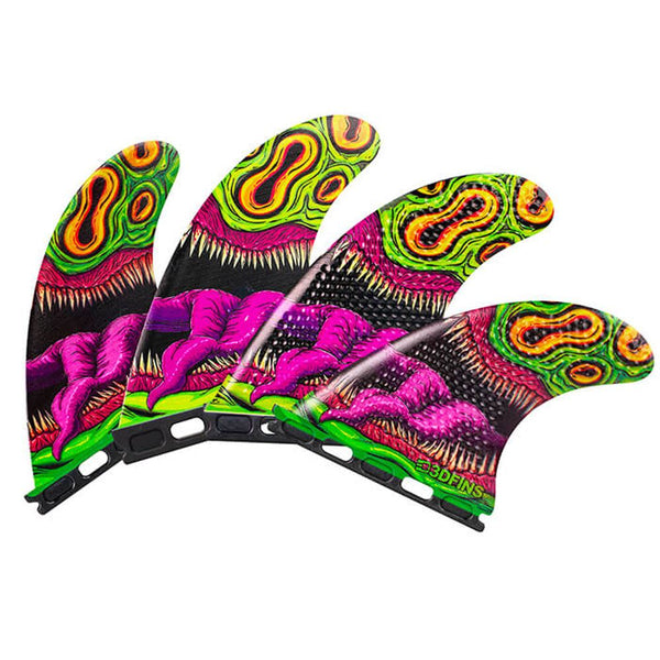 3D Fins - All Rounder Quad - Medium - Mouthy (FCS1 / Futures)