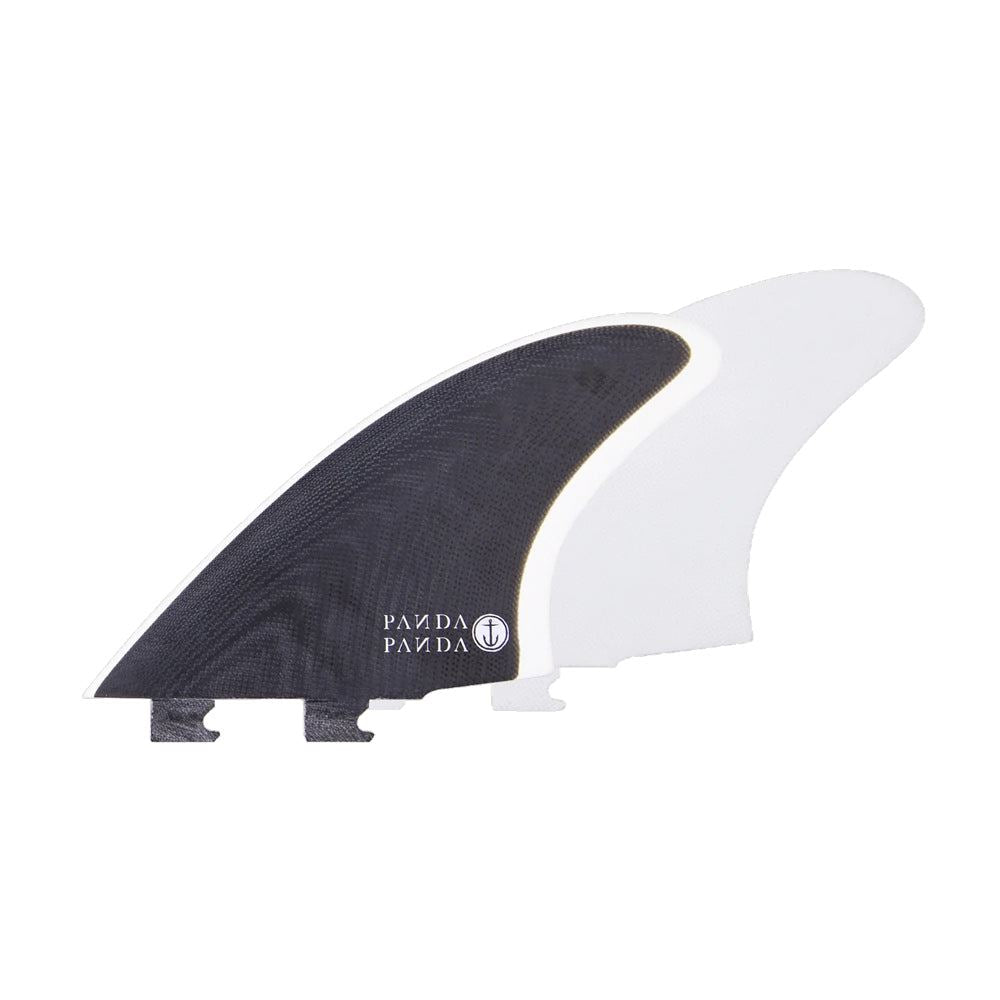 Captain Fin Co - Panda Twin Keel - Medium - Black / White (Snap-In / FCS II) - M