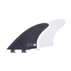 Captain Fin Co - Panda Twin Keel - Medium - Black / White (Snap-In / FCS II) - M