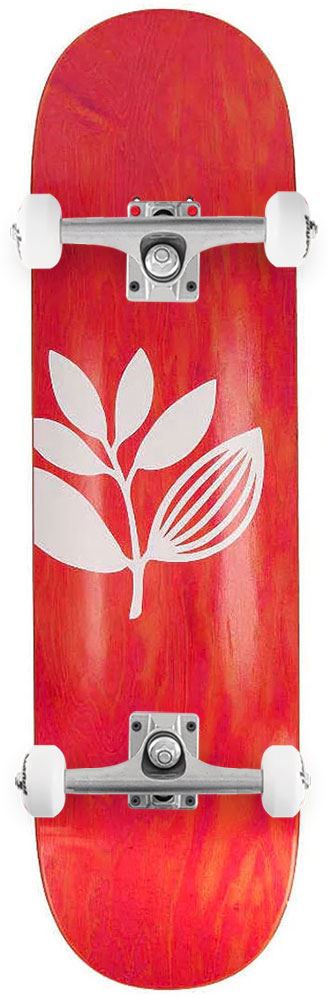 Magenta Big Plant Team Board x Venom Skateboards Custom Complete Skateboard - 8.25