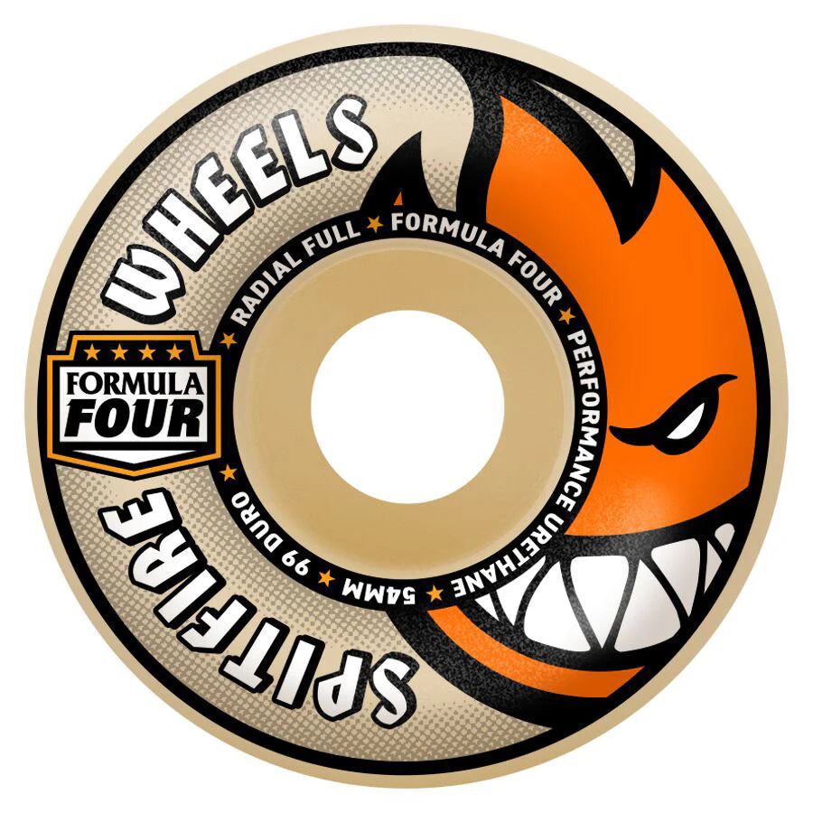 Spitfire F4 99Du Radial Full Skateboard Wheels - 54mm