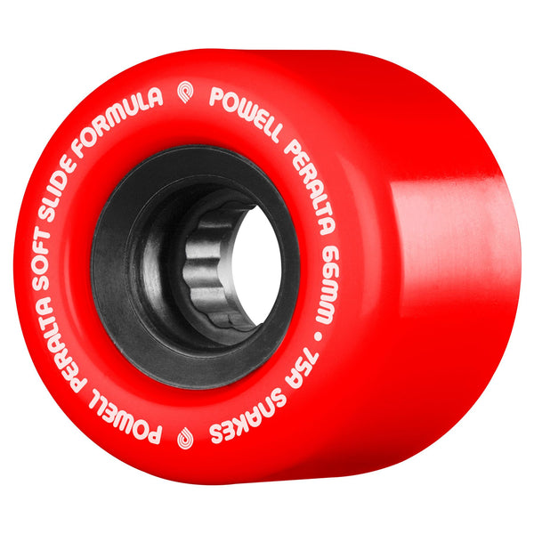 Powell Peralta Snakes 75a Red Skateboard Wheels - 66mm