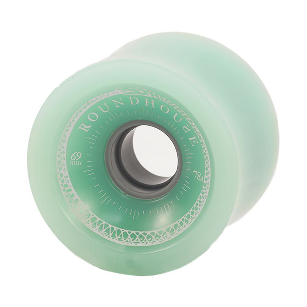 Carver Skateboards Roundhouse - Concave - Glass Green (78A) Skateboard Wheels - 69mm