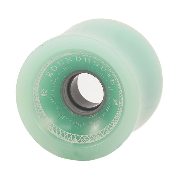 Carver Skateboards Roundhouse - Concave - Glass Green (78A) Skateboard Wheels - 69mm