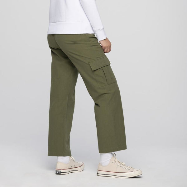 Santa Cruz Womens Pant Nolan Cargo Slouch Pant - Green - Skatewarehouse.co.uk