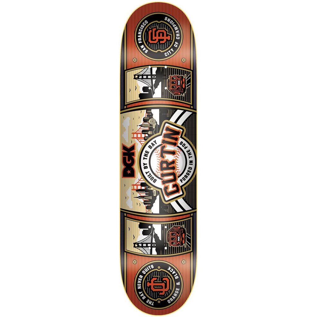 DGK Jack Curtain 'In The Fog' Skateboard Deck - 8.0"