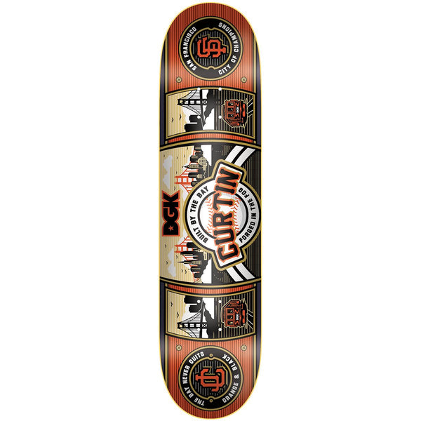 DGK Jack Curtain 'In The Fog' Skateboard Deck - 8.0"