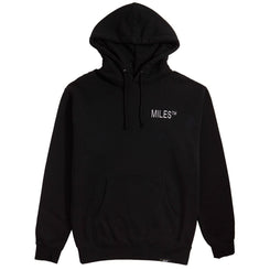 Miles Logo Hit Hoodie Black - Skatewarehouse.co.uk