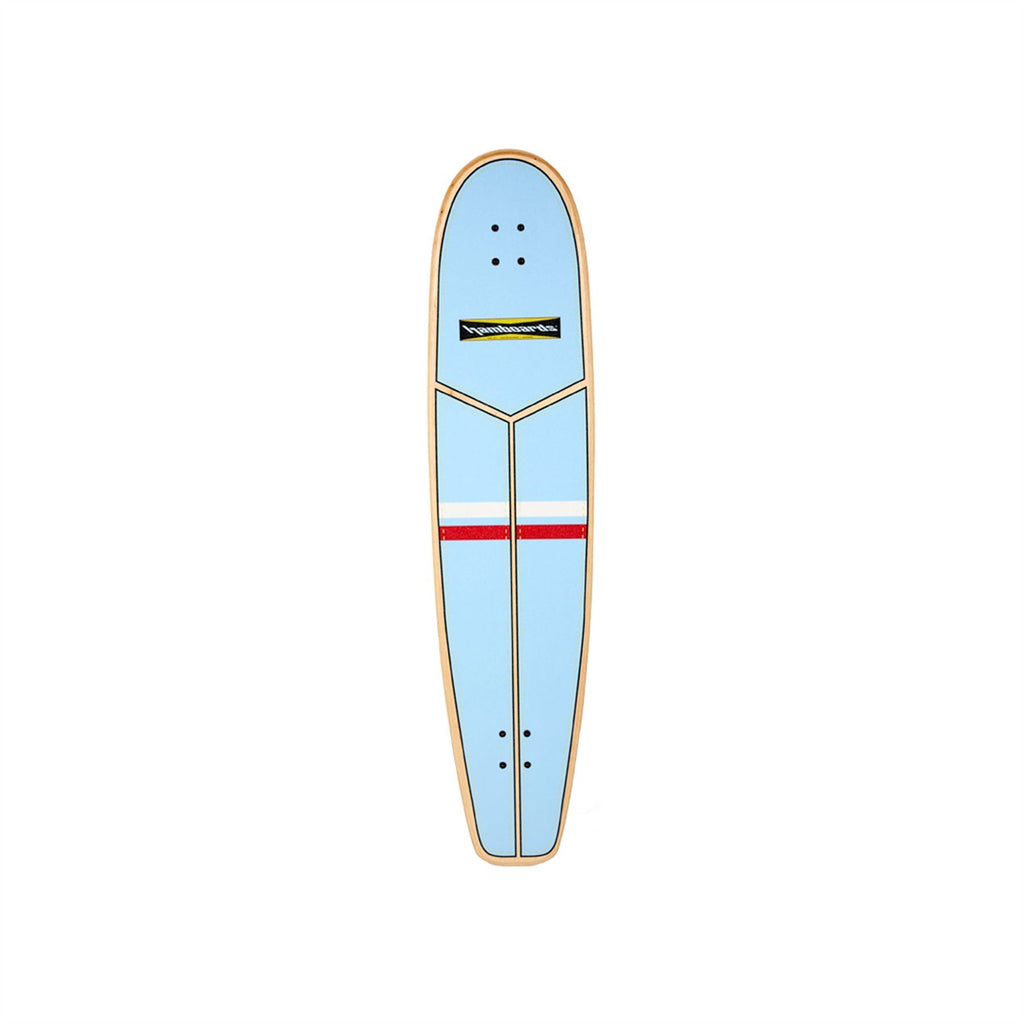 Hamboards - The Huntington Hop - Light Blue / Red / White - Deck Only - 45"