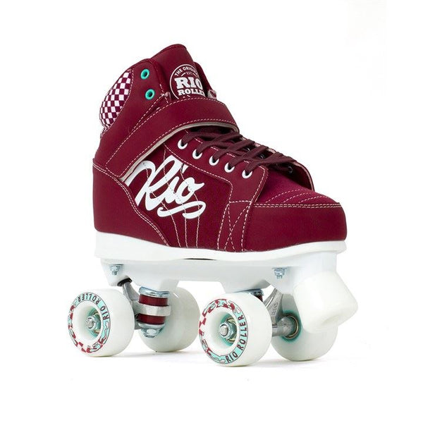 Rio Roller Mayhem II Quad Skates Red Bundle