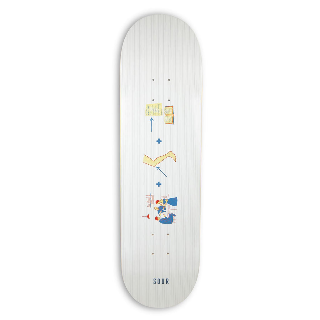 Sour Solution Barney Page 'Spelling' (S2) Skateboard Deck - 8.6"