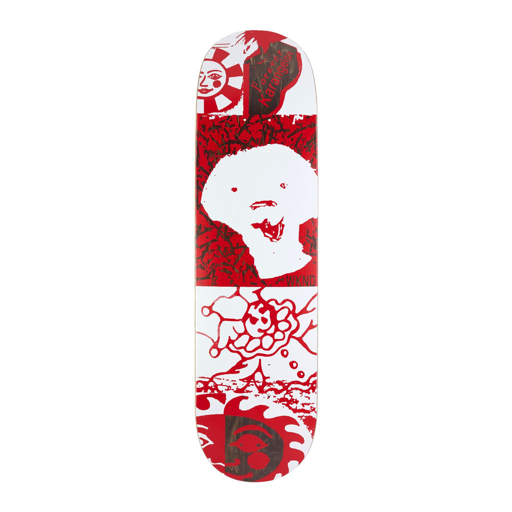 WKND 'Forever' Tom Karangelov Red (WB) Skateboard Deck - 8.25" - Skatewarehouse.co.uk