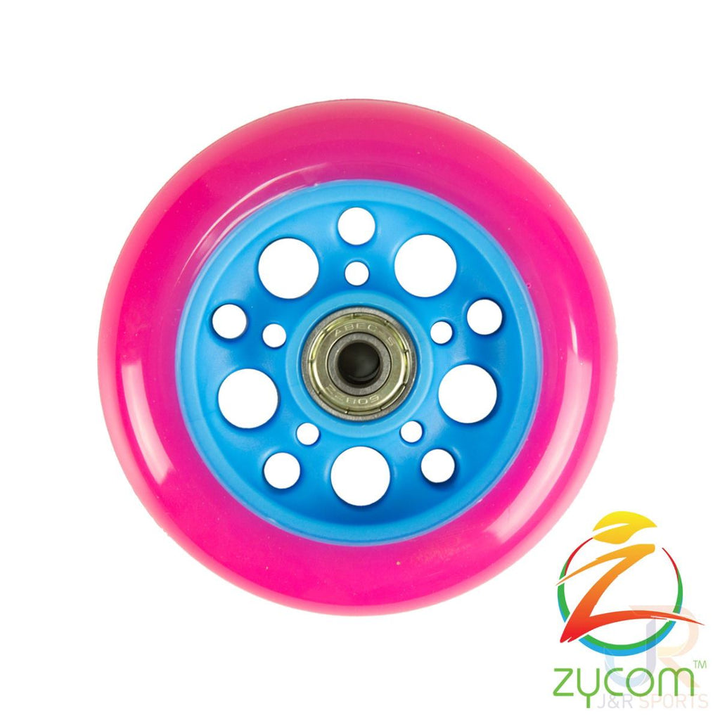 Zycom - 100mm Rear - Pink / Blue Scooter Wheels