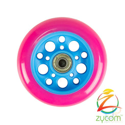 Zycom - 100mm Rear - Pink / Blue Scooter Wheels