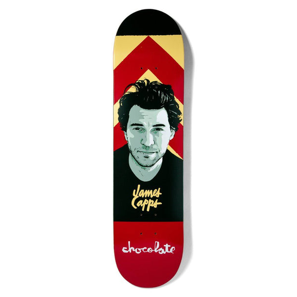 Chocolate Hecox Portrait James Capps Skateboard Deck - 8.0