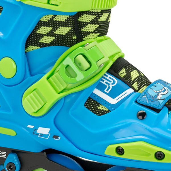 FR EZX Adjustable In-Line Skates - Blue / Lime