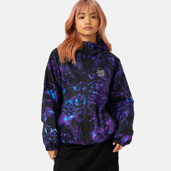 Santa Cruz Womens Jacket Nimbus Jacket - Midnight Critter - Skatewarehouse.co.uk