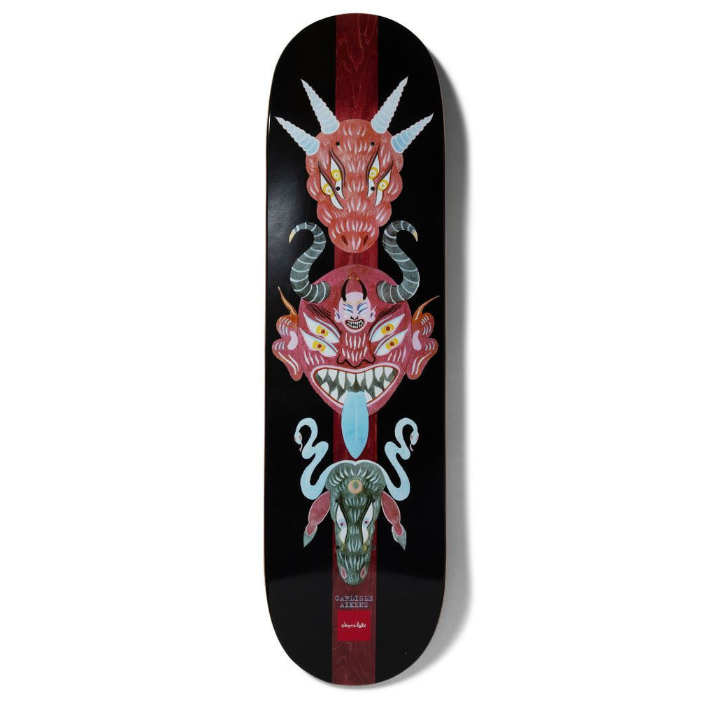 Chocolate Skateboard Dog Perfume Masks Carl Aikens Skateboard Deck - 8.5" - Skatewarehouse.co.uk