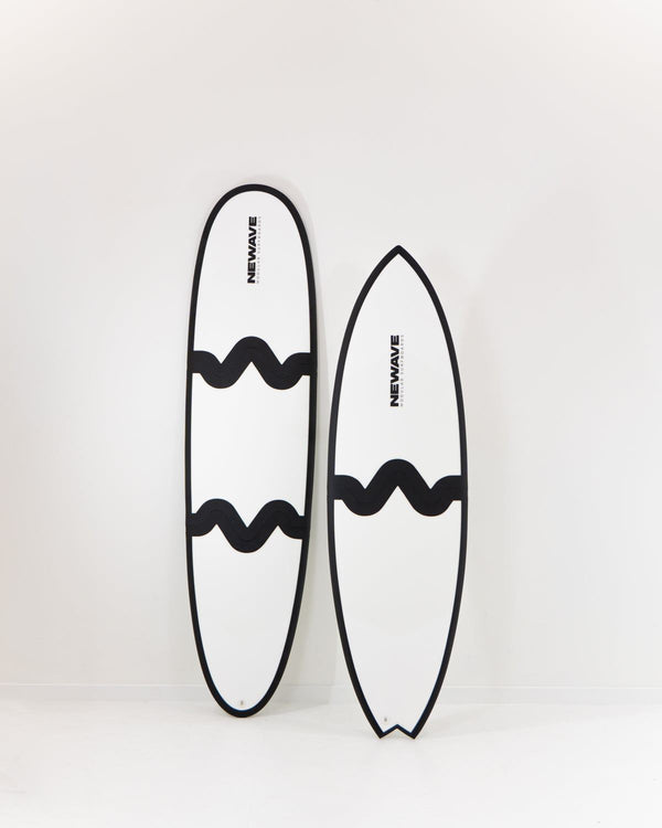 NewaveSurf Newave - 6'6" All Round Fish + 7'6" Mini-Mal + Free Boardbag Accessories