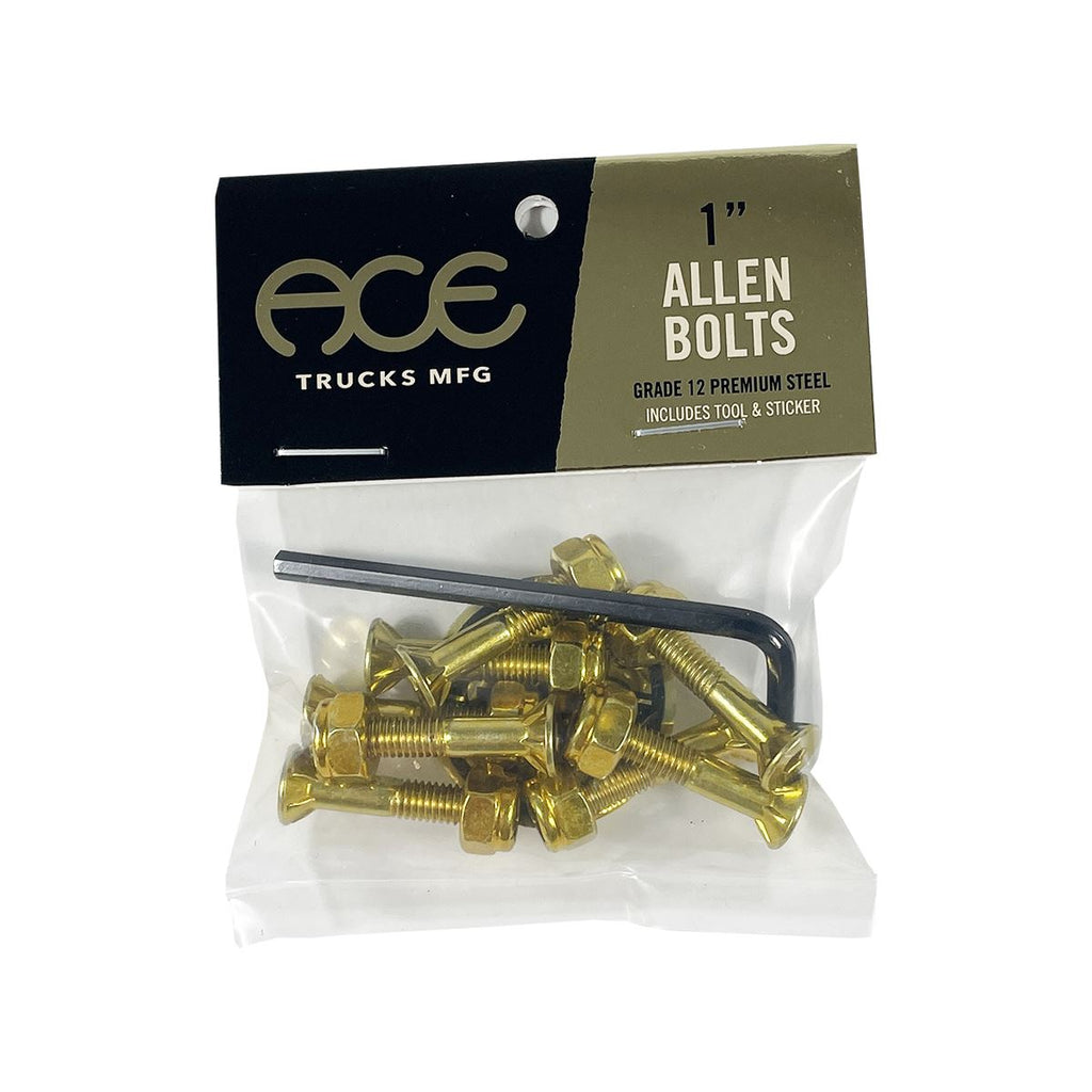 Ace Trucks Bolts - Allen - 1" - Gold