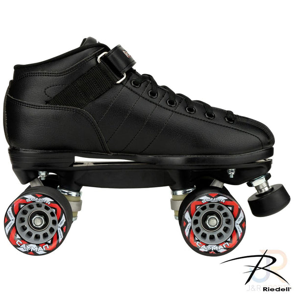 Riedell R3 Black Size Quad Skates - Skatewarehouse.co.uk