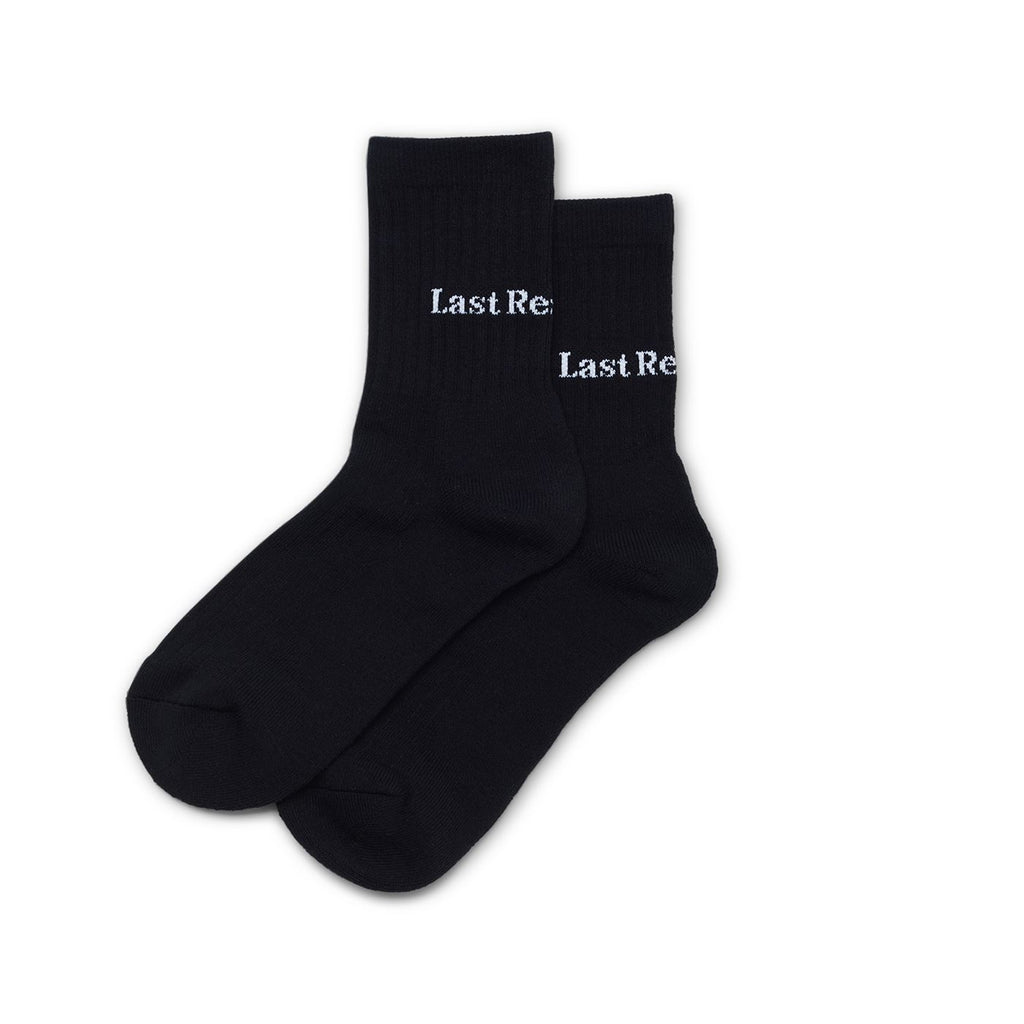 Last Resort AB Dress Socks-Script Logo (Black)