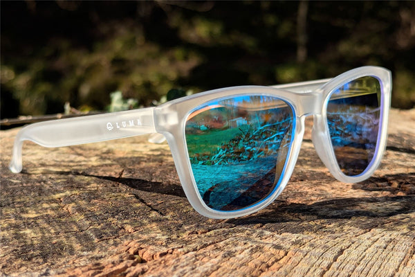 Luma Harlyn Sunglasses - Frosted Blue - Skatewarehouse.co.uk