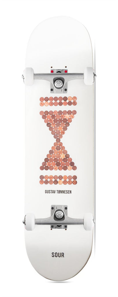 Sour Solution Gustav Tønnesen 'Coins' x Venom Custom Complete Skateboard - 8.25"