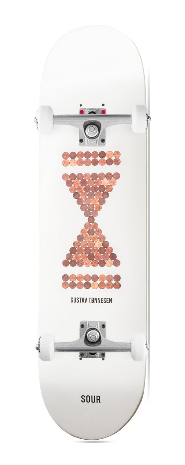 Sour Solution Gustav Tønnesen 'Coins' x Venom Custom Complete Skateboard - 8.25