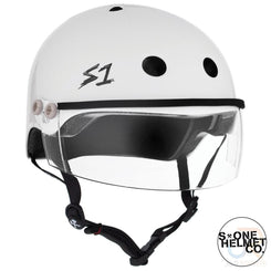 S1 Lifer Helmets inc Visor - White Gloss