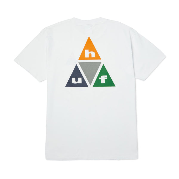 Prism TT SS Tee (White / Burnt Orange)