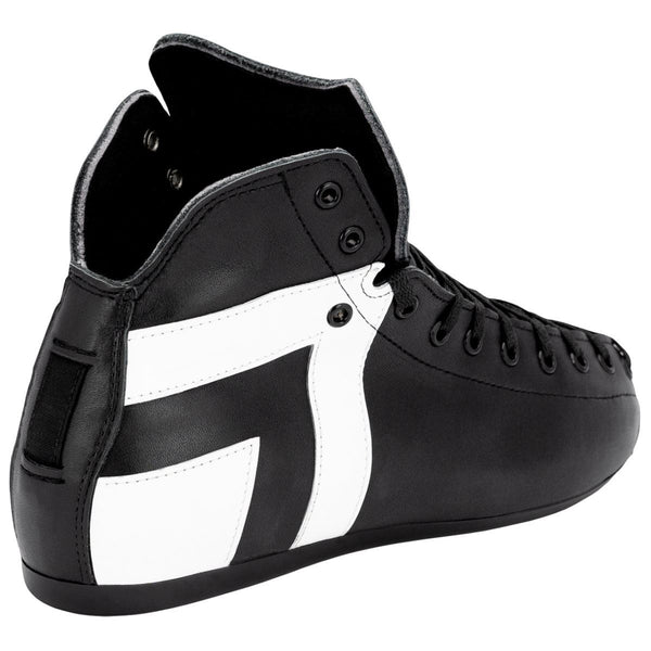 Antik AR2 Derby Quad Skates - Black with White Accents Fit