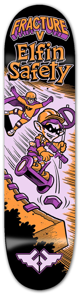 Fracture Jon Horner Elfin Safety Skateboard Deck - 7.75"