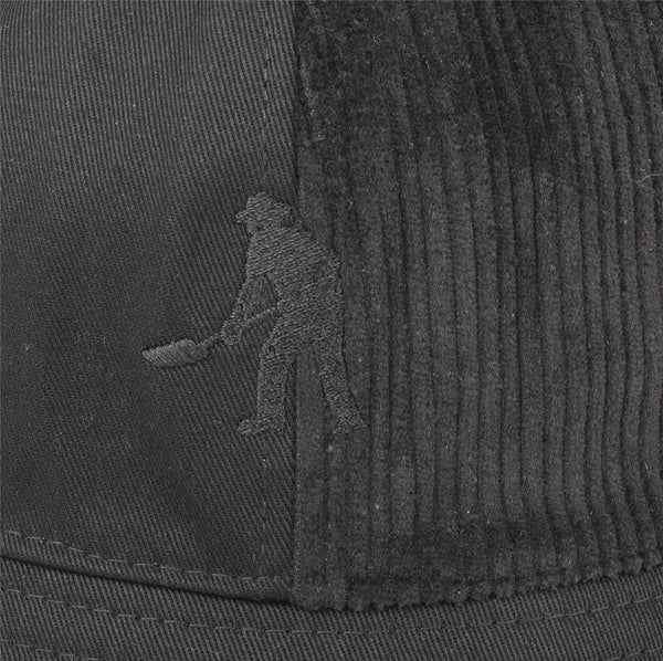 Pass~Port Cord Patch 6 Panel Bucket Cap (Black) - M