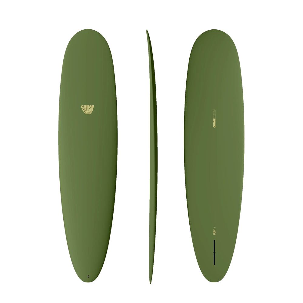 Crime - Stubby 8'6" - Army Green Surfboard