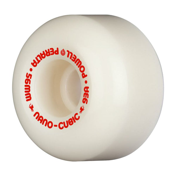 Powell-Peralta Dragon AA Nano Cubic • 56mm x 37mm • 93A • Off White / Red Skateboard Wheels
