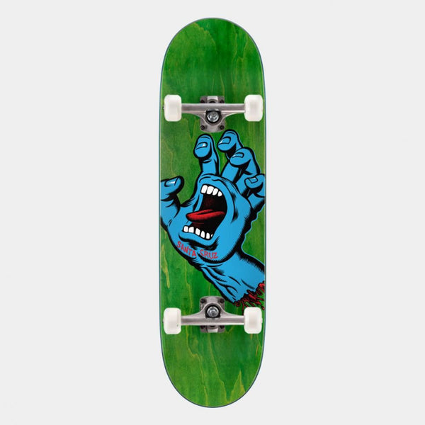 Santa Cruz Set Screaming Hand, Bullet & Ricta Complete Skateboard - 8.8