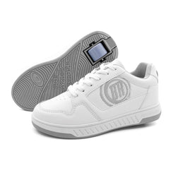Breezy Rollers Shoes With Wheels - Fresh 2 - White / Silver - Skatewarehouse.co.uk