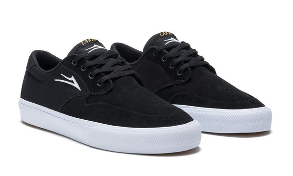 Lakai Riley 3 Skate Shoes - Black - Skatewarehouse.co.uk
