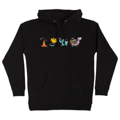 Santa Cruz Hoody Skate Like A Girl - Black - Skatewarehouse.co.uk