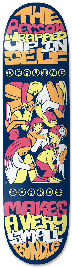 Drawing Boards Bundle Blue Skateboard Deck - 8.32" - Skatewarehouse.co.uk