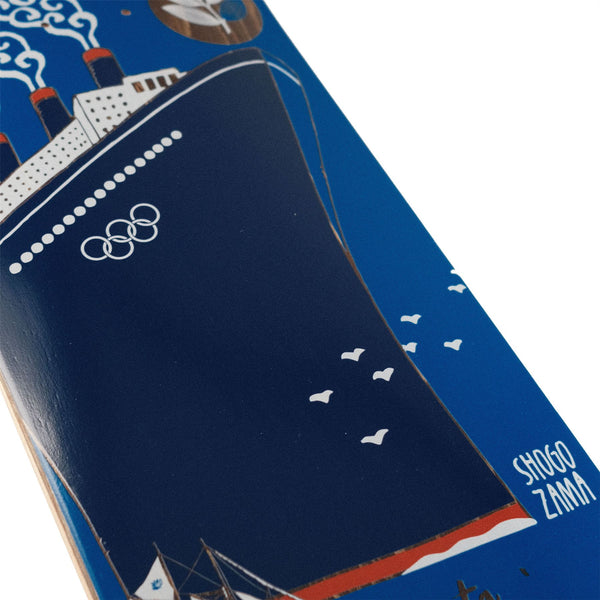 Magenta Shogo Zama Nautic Series Skateboard Deck - 8.0