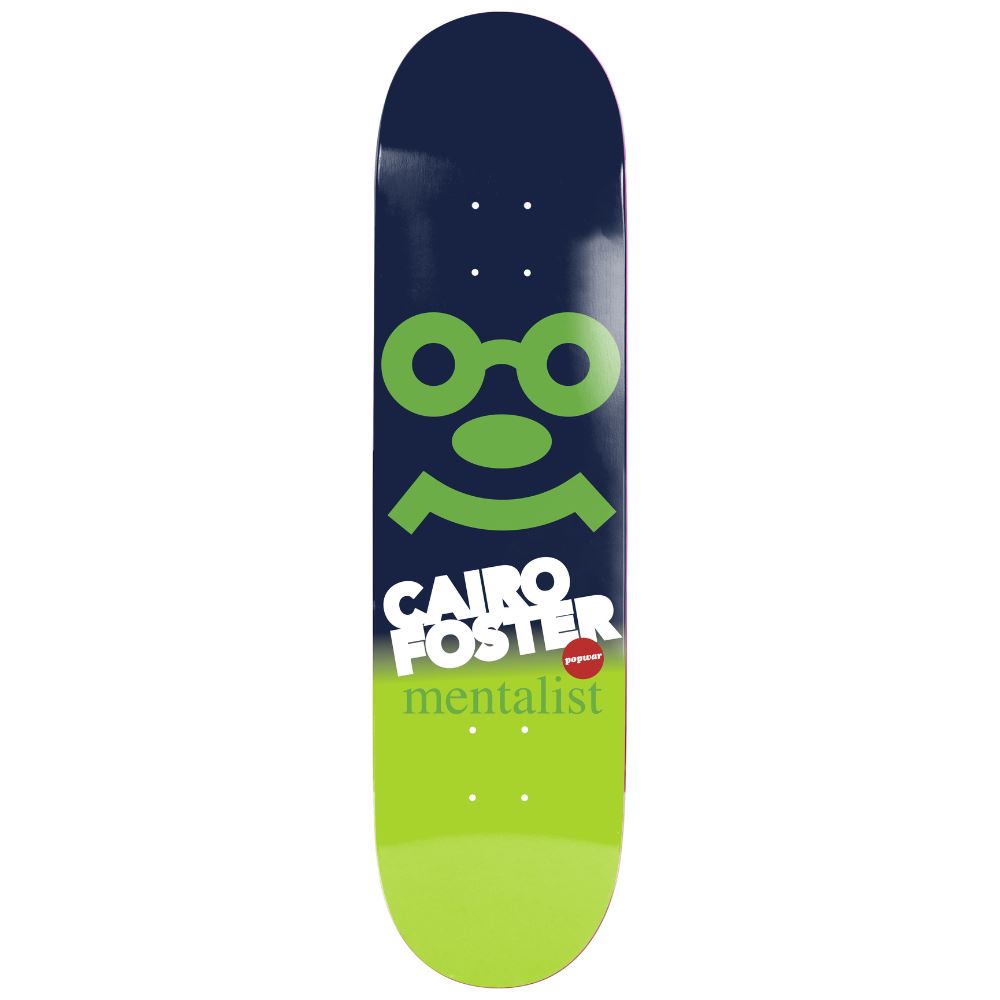 Popwar Cairo Foster Mentalist Green Skateboard Deck - 8.25"