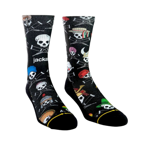Merge4 Jackass International Classic Crew Socks - Skatewarehouse.co.uk