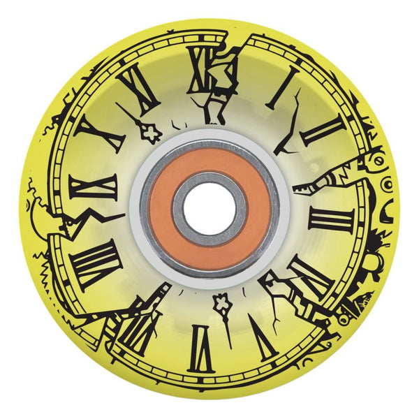 Slime Balls Skateboard Wheels Claus Grabke Light Ups OG 78a - Yellow - Skatewarehouse.co.uk
