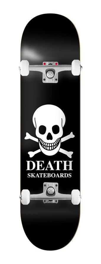 Death Black OG Skull x Venom Custom Complete Skateboard - 7.75