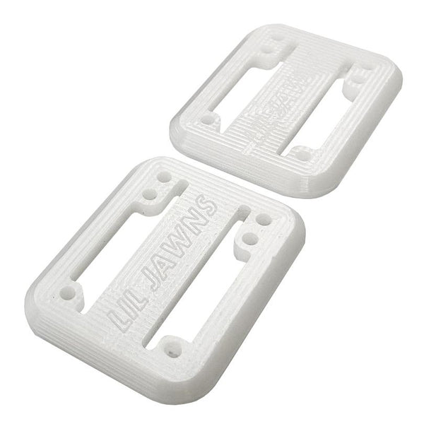 Lil Jawn Slop Jars Risers 0.25 Inch White Skateboard Hardware