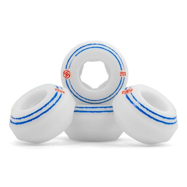 Red Eye Team Inline Skate Wheels - White